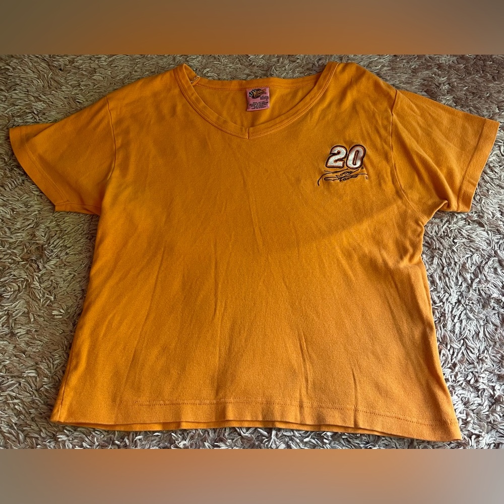 NASCAR Winners Circle Orange Women's Tony Stewart 20 Shirt Size L